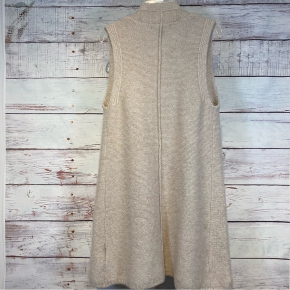 Tahari • Open Duster Cardigan Sweater Vest XS - Picture 7 of 16